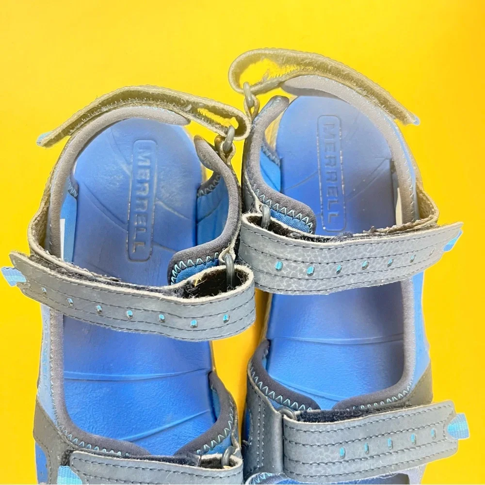 MERRELL BOYS PANTHER NAVY BLUE 2.0 SANDALS SIZE EU 35 US 4M